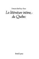 La littérature intime du Québec