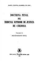 Doctrina penal del Tribunal Superior de Justicia de Córdoba