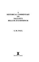 A historical commentary on Sallust's Bellum Jugurthinum