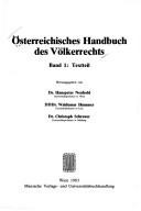 Österreichisches Handbuch des Völkerrechts
