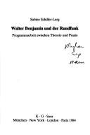 Walter Benjamin und der Rundfunk