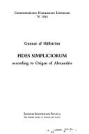 Fides simpliciorum according to Origen of Alexandria