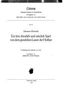 Ein fein christlich und nützlich Spiel von dem greulichen Laster der Hoffart