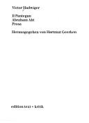 Il Pantegan ; Abraham Abt