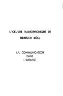 L' œuvre radiophonique de Heinrich Böll