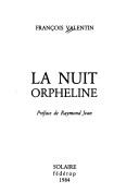 La nuit orpheline