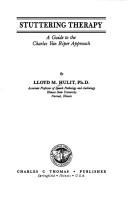 Stuttering therapy