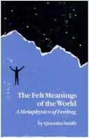 The felt meanings of the world
