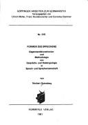 Formen des Sprechens