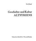 Geschichte und Kultur Altsyriens