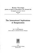 The international implications of Reaganomics