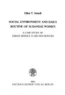 Social environment and daily routine of Sudanese women