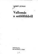 Vallomás a szülőföldről