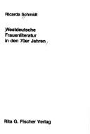 Westdeutsche Frauenliteratur in den 70er Jahren