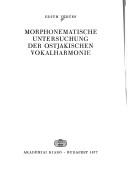 Morphonematische Untersuchung der ostjakischen Vokalharmonie
