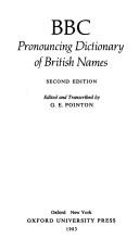 BBC pronouncing dictionary of British names