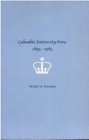 Columbia University Press, 1893-1983