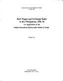 Real wages and real exchange rates in the Philippines, 1956-78