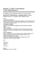 Ramon y Cajal Contrib Neuro: