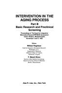 Intervention in the aging process