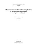 Macroeconomic and distributional implications of sectoral policy inte[r]ventions
