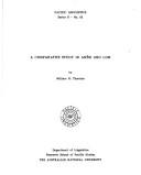 A comparative study in Anêm and Lusi