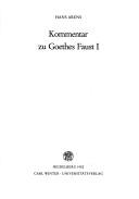 Kommentar zu Goethes Faust I