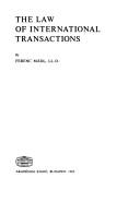 The law of international transactions