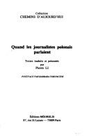 Quand les journalistes polonais parlaient
