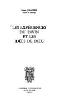 Les expériences du divin et les idées de Dieu