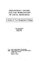 Employment, income, and the mobilisation of local resources