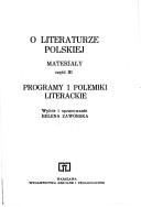 Programy i polemiki literackie