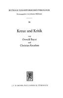 Kreuz und Kritik