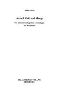 Anzahl, Zahl und Menge