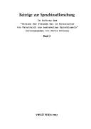 Lautlehre der Mundart des Suchener Tales in der deutschen Sprachinsel Gottschee
