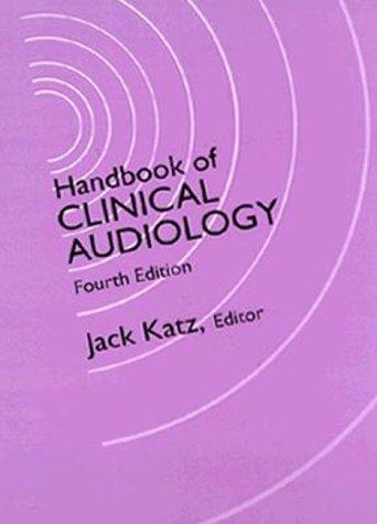 Handbook of clinical audiology