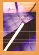 Criminal justice policy and planning
