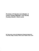 Promotion of production and utilization of ceramic roofing materials in the informal housing industry in Sierra Leone