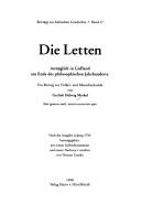 Die Letten vorzuglich in Liefland am Ende des philosophischen Jahrhunderts