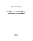 Inschriften und 'Selbstdarstellung' in stadtrömischen Grabbauten