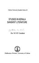 Studies in Kerala Sanskrit literature