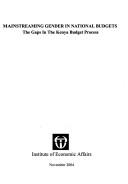 Mainstreaming gender in national budgets