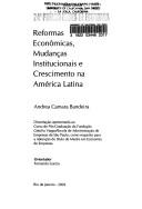Reformas econômicas, mudanças institucionais e crescimento na América Latina