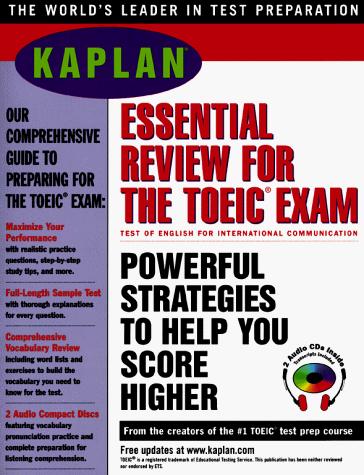 Kaplan Essential Review For The TOEIC Exam 1997 w/Audio CD-ROM