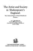 The Artist and society in Shakespeare's England