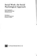 Social work, the social psychological approach