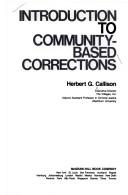 Introduction to community-based corrections