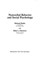 Nonverbal behavior and social psychology