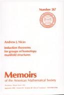 Induction theorems for groups of homotopy manifold structures