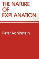 The nature of explanation